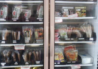 Frozen foods freezer display